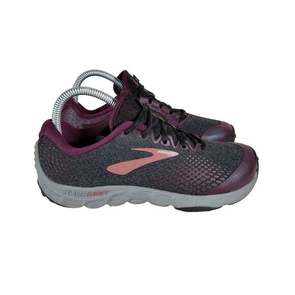 Brooks - PureGrit 7 - Running Shoes - Purple/Gray - Women's - 7.5 - 1202801B080 - Picture 1 of 9